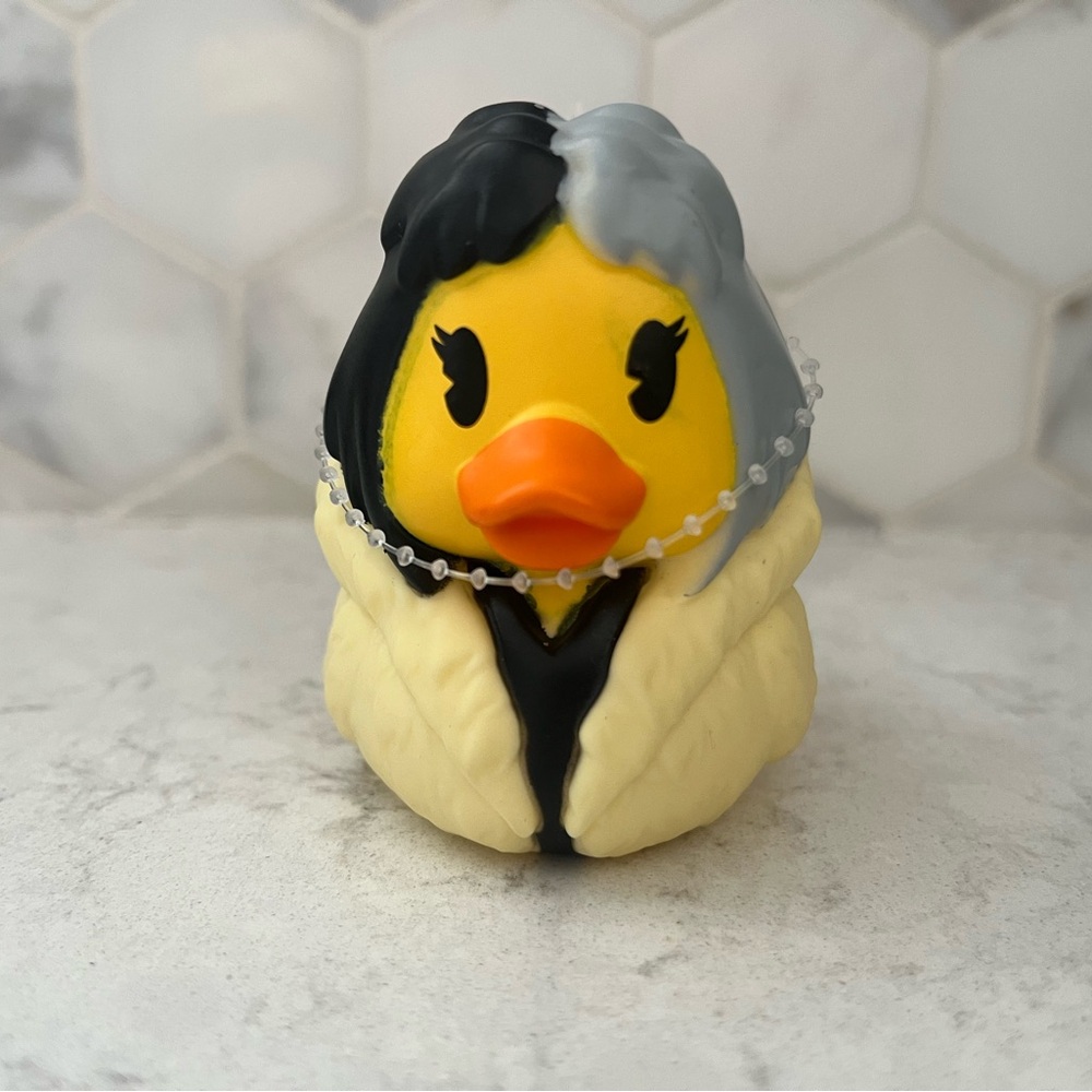 Disney Cruella/101 Dalmations Rubber Duck NWT
